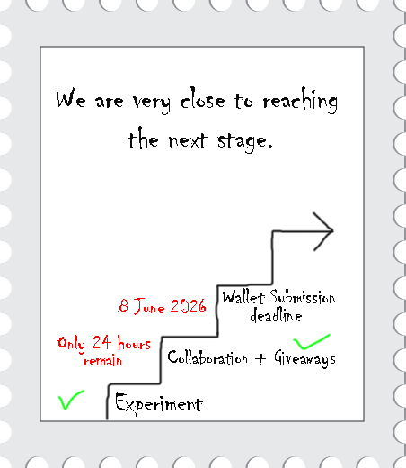 Arts_of_core's tweet photo. 🚨 Announcement 🚨

Our collaboration window will close within the next 24 hours.

And deadline for Wallet Submission: 8 June 2026.

We are very close to reaching the next stage.

If you're interested, feel free to send me a Dm.📥