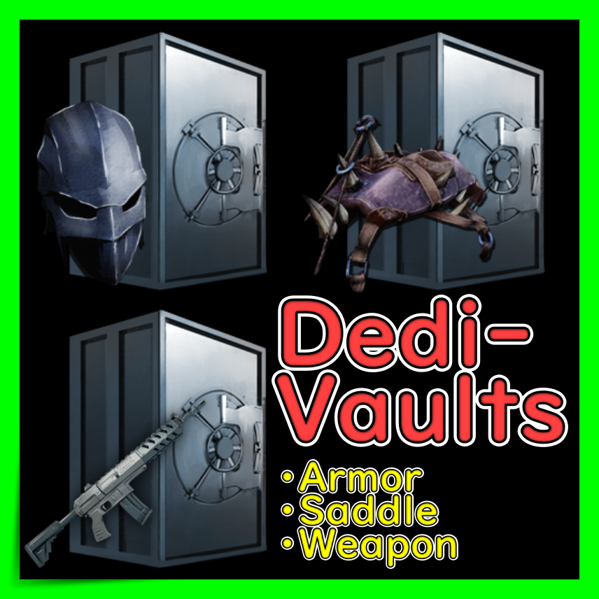 Moto__Kawauso's tweet photo. [Beta]Dedicated Vaults - Armor, Saddles, and Weapons

「サドル or 防具 or 武器」しか入らない金庫MODを作ってみました‼️

TEK防具が対応できていなかったり、一部の武器が格納できなかったりしますが、物資管理にお役立てください📦️

https://t.co/kjQHkbd0Je

#ARKModding #playARK #ASA https://t.co/atBZwFnabA