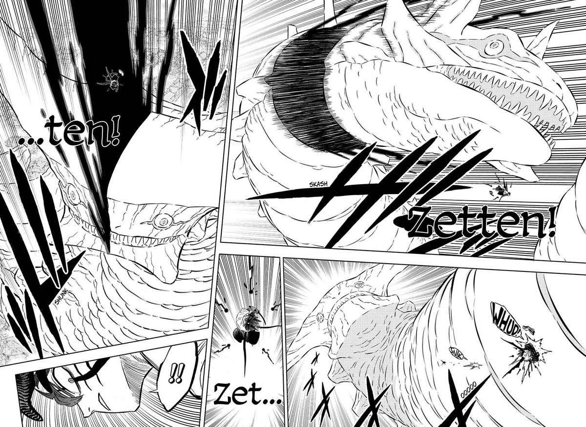 nemonaneck's tweet photo. Every Single double page spread in the manga Black Clover by Yuki Tabata:  
 🧵chapter 351-375
( HOLY SHIT THE ART THIS TIME IS CRAZY ) https://t.co/hsUivUV4r6