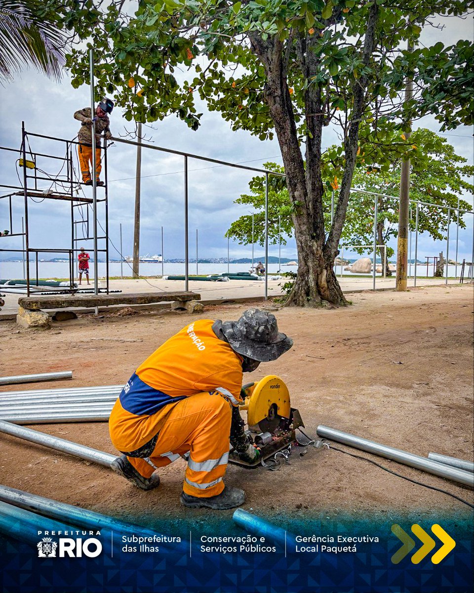 subilhasrio's tweet photo. Ótima notícia para os moradores de Paquetá!

A Secretaria Municipal de Conservação iniciou as obras do programa Praça Maravilha na tradicional Quadra da Cocheira, que passará por uma importante revitalização. (+) https://t.co/eFdpckMMzh