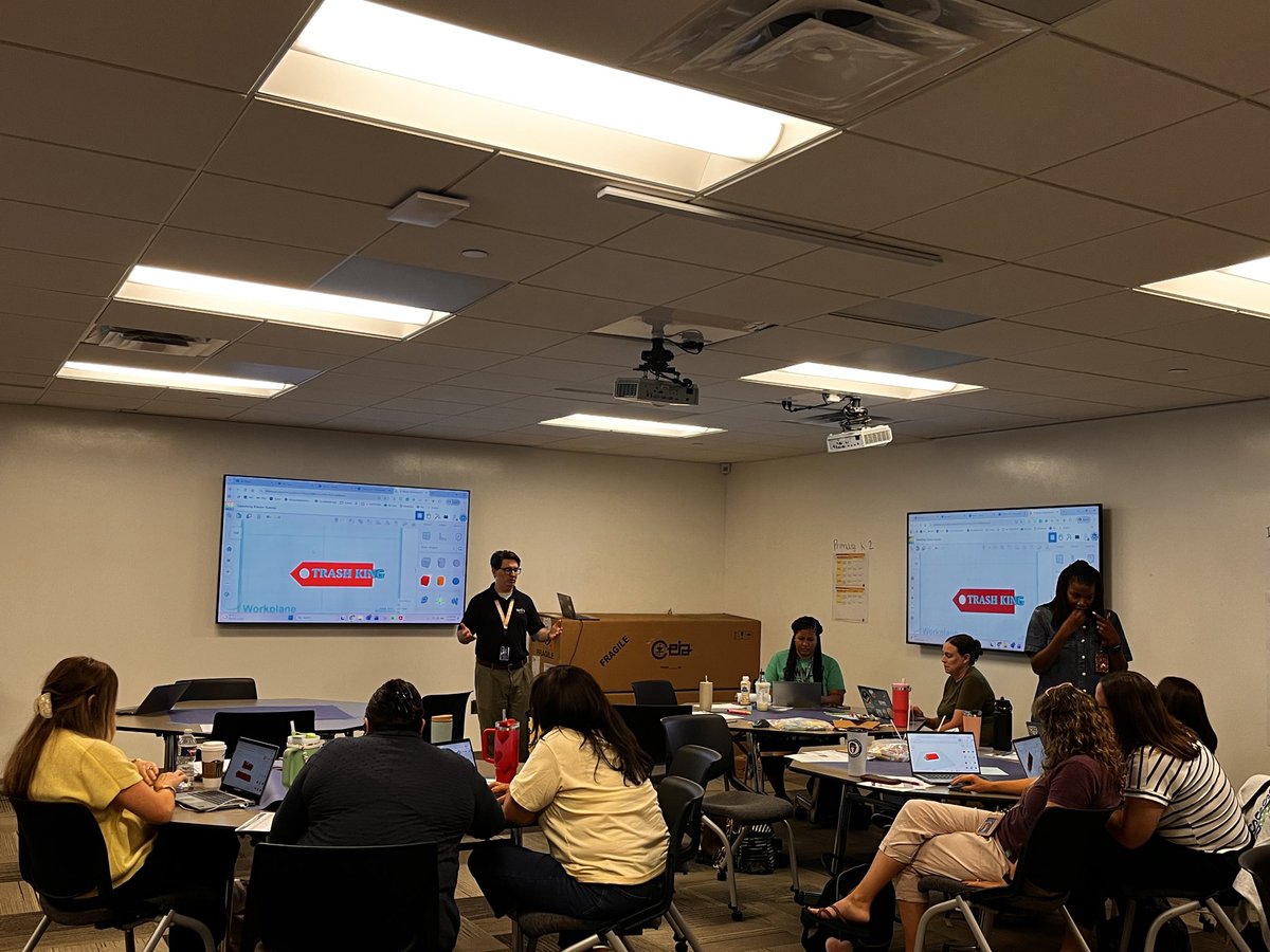 IISD_iLearn's tweet photo. Thanks so much @GiftedAAIrving for inviting us to bring your GT teachers into Engineering and Design through STEM!
We had a great time building rescue devices, coding transport plans, and designing name tags for our buddy Ricky Raccoon! π¦ https://t.co/3PpVrpvNul