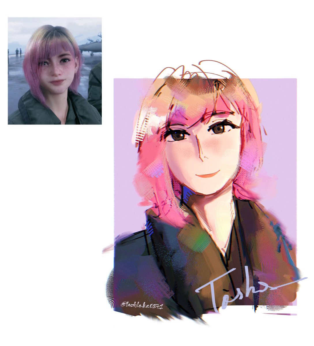 lushlake0871's tweet photo. Tasha warm-up doodle https://t.co/jSbmpmD12T