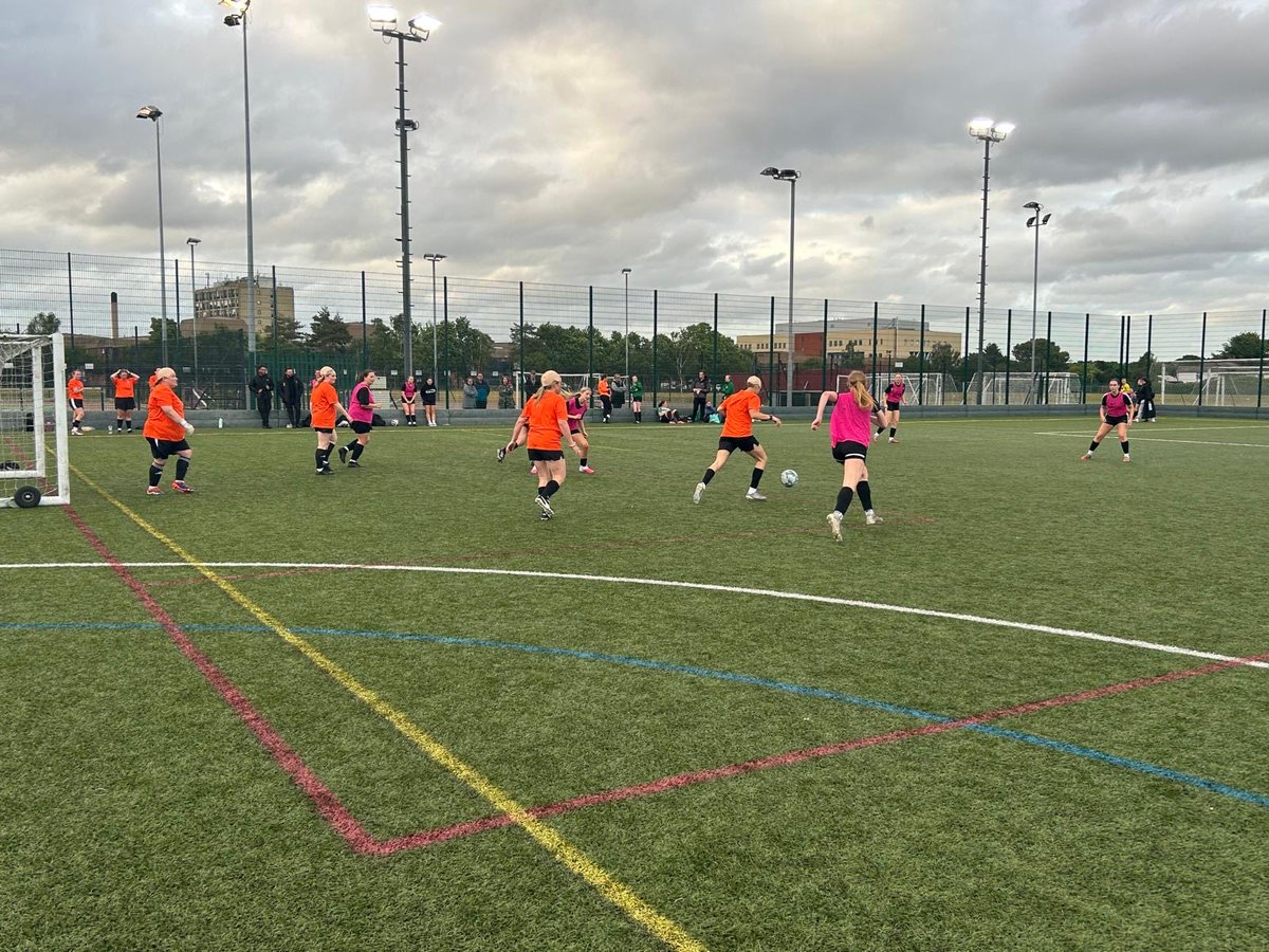 SuffolkFA's tweet photo. The Nigel Ten Hags are in attendance at Suffolk Sixes tonight! ⚽️ https://t.co/tOhGojvYlY