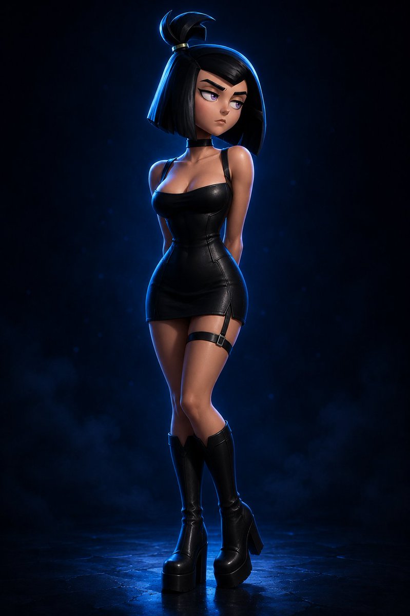 youdrawn's tweet photo. Sam Manson Game Model (Danny Phantom) #SamManson #DannyPhantom https://t.co/l2WnoLY5w8