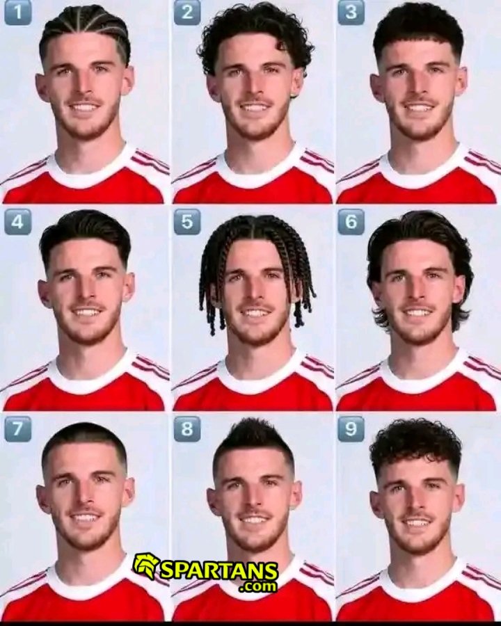 Gunners__Hub's tweet photo. Which style fits Declan Rice best https://t.co/Dro7WxVRee