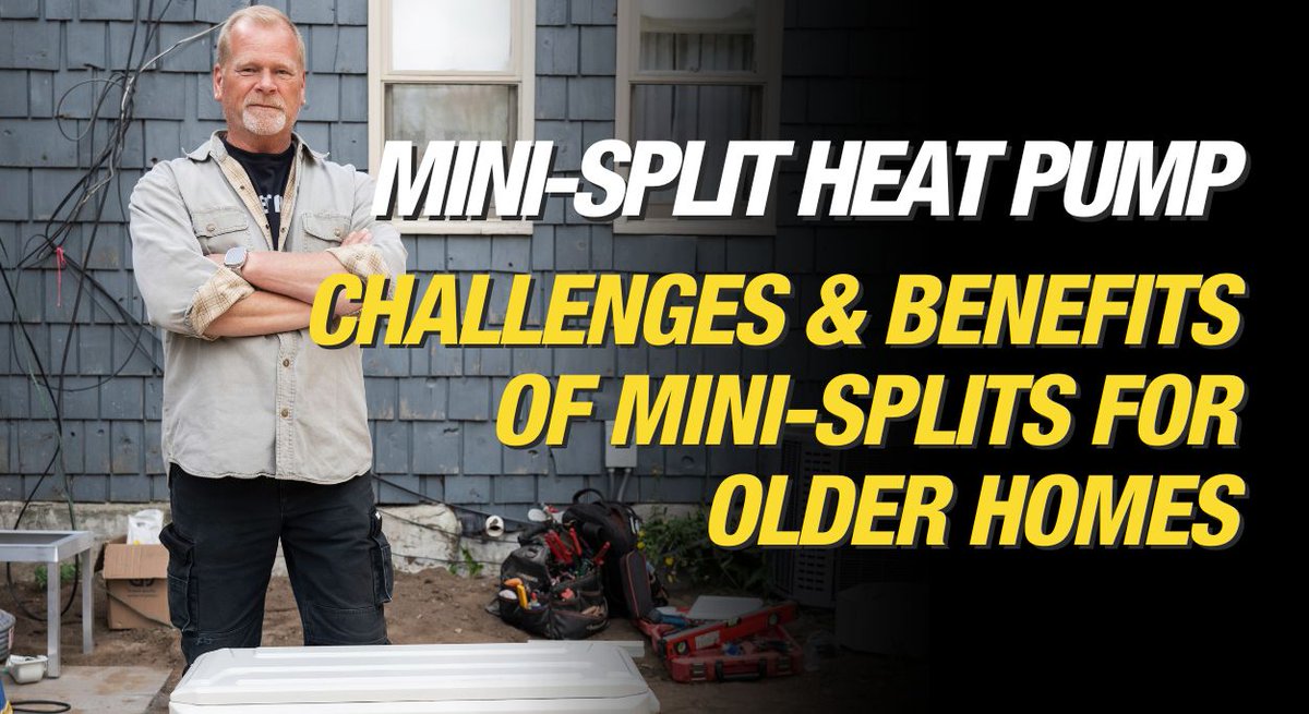 Make_It_Right's tweet photo. If you have an older home and struggle with drafts, old windows, insufficient insulation and inconsistent indoor temps, mini-split heat pumps might help!

https://t.co/hBrgpBylIz https://t.co/f5VM8VrPpe