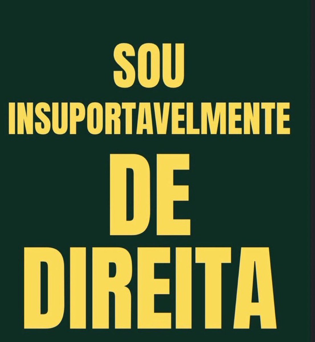 LeninhaLopes77's tweet photo. Sou extremamente de direita. https://t.co/KjPpVgW4aE