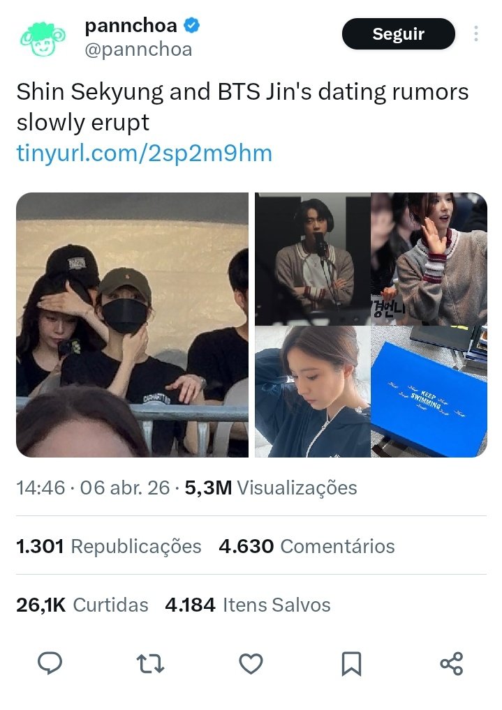 JujukkvHum's tweet photo. O army é tão desesperado pro Jin ficar com alguém, que se esqueceram que tão interagindo com uma página que vive atraindo hater e espalhando desinformação sobre o BTS KKK uma página que já compartilhou tuiter insinuando que o Jimin era ped https://t.co/RaYoRuPgX4