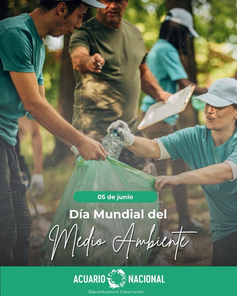 AcuarioRDo's tweet photo. Cada acción cuenta cuando se trata de proteger nuestro planeta. 🌎

En el Día Mundial del Medio Ambiente, reafirmamos nuestro compromiso con la conservación de los ecosistemas y la protección de la biodiversidad que hace posible la vida en la Tierra. https://t.co/8XTixhaxIu
