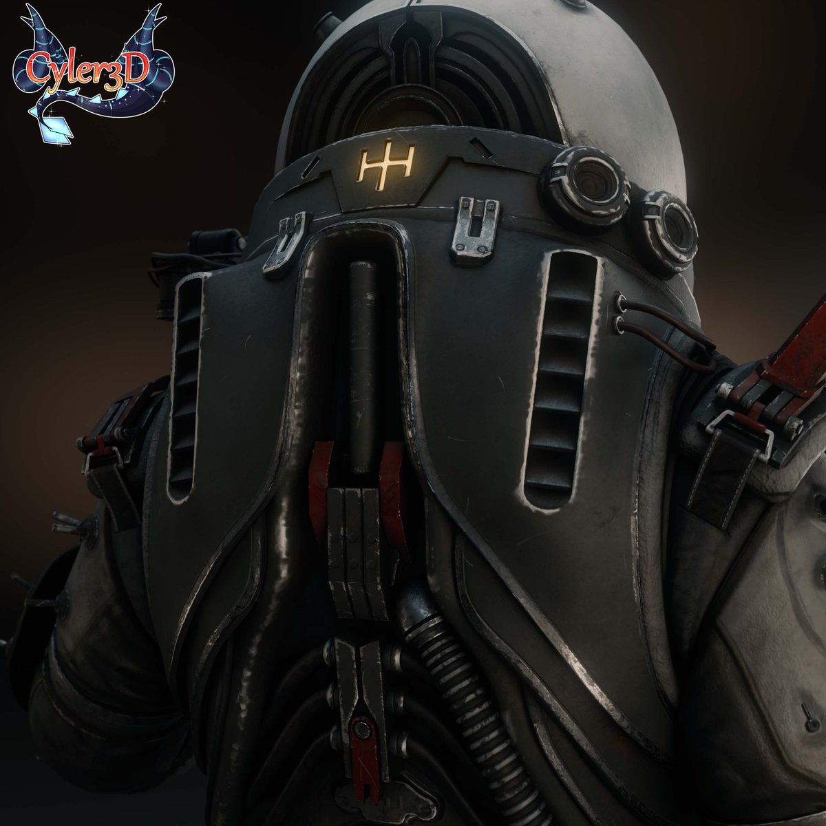 Cyler_VT's tweet photo. Cronos The New Dawn was a game I fell in love with from the design of The Pathfinder alone. I had an amazing time texturing and putting details into this model from @CronosNewDawn by @BlooberTeam, they deserve all credit for the amazing design and story. https://t.co/IY9R73yVol
