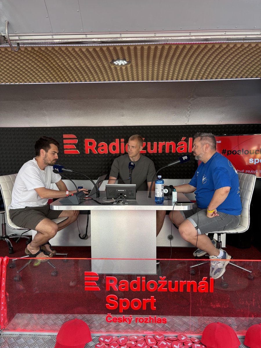 RadiozurnalS's tweet photo. Co ve čtvrtek 4. června?
6:10 - Basketbalisté Nymburka po druhém finále proti Pardubicím
7:20 - Začíná SP v lezení v Praze - reprezentační kouč Petr Klofáč
8:10 - Volejbalistka Kateřina Valková o Lize národů
10:05 - Desítka Pavla @10Horvi (fotbalista Michal Frydrych) https://t.co/hbY9EoWa32