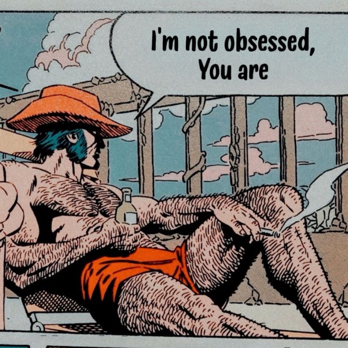 graveslinger's tweet photo. logan is canonically very hairy, it's part of his appearance and the essence of his mutation, making him look like a human beast (hot human beast) https://t.co/vaHMGZieUM
