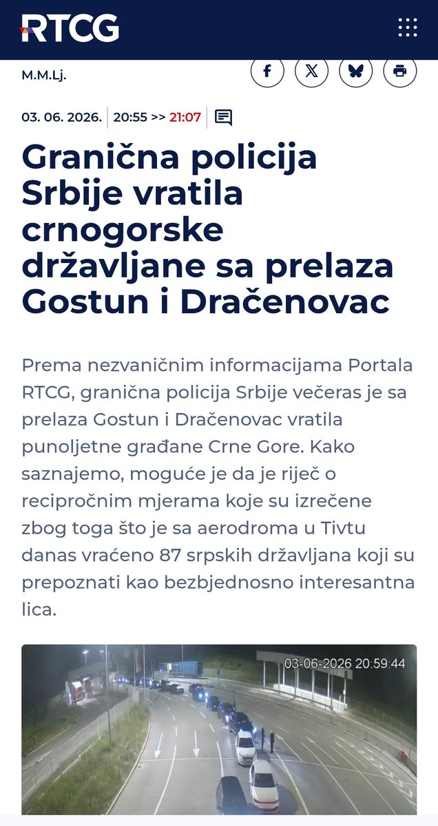 radomir_martin's tweet photo. šta im radimo putem prelaza gostun i dračenovac https://t.co/xN2IsnJMya