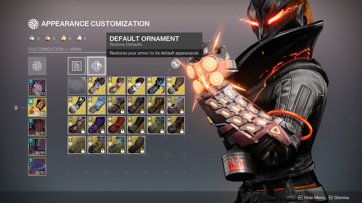 PetricMihael's tweet photo. @Destiny2Team Can't wait for all the changes! I am wondering however if the missing Exotic ornament bug will be fixed. Because I know that I have bought the Benevolent Scales ornament for Eunoia in the past and is not showing up anywhere. Neither in the customization page nor shop. https://t.co/eyyftHcpmh