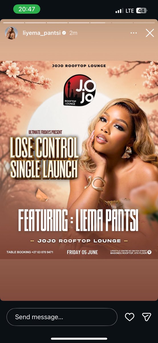 yolie6069's tweet photo. Can wait 😍😍
LIEMA PANTSI X USIMAMANE
1 DAYS TO LOSE CONTROL
PRESAVE LOSE CONTROL
#LiemaNewMusic
#LiemaPantsi https://t.co/VGXPczFE8r