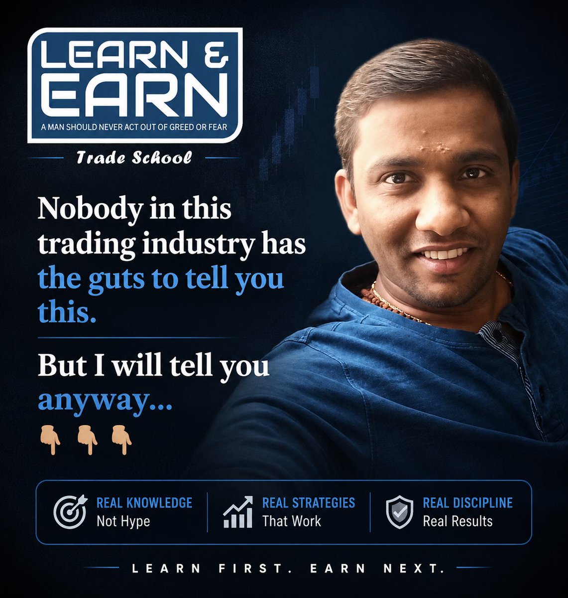 divildas's tweet photo. Nobody in this trading industry has the guts to tell you this.
But I will tell you anyway...

Don’t start trading if you are not prepared to go through hell for at least 2 to 3 years.
Not 2 to 3 months.
Not 2 to 3 weeks.
Years.

Most traders enter this industry with zero knowledge.
No preparation. No plan.
Just inspired by someone else’s lifestyle,
And believing it could be theirs in 4 months.

If that person is you,
You’re on the wrong flight.

Here is how hell looks in trading...

Losing money you worked hard for.
Explaining to people why it’s still not working.
Sitting alone at 2AM questioning everything.
Watching your account go red, then waking up the next day to do it again.

Trading is not for the weak minded.
Let me say it again.

Trading. Is. Not. For. The. Weak. Minded.

Trading has a unique way of preparing you before it rewards you.
First, it breaks you down.
It tests your patience.
Challenges your character.
Exposes every weakness you have.

And only after all that... it starts giving back.

Trading will humiliate you.
It will take your money, confidence, and sleep.
Sometimes even your relationships.
All while testing if you still have the strength to continue anyway.

This industry can take a 16-year-old boy and turn him into a man.
Not because it is kind.
But because it is brutally honest about who you are,
And forces you to become better or leave.

Sometimes trading is harder for the person carrying real life pressure:
Bills. Family. Rent. Responsibilities.

Because when that last $10 matters, the emotions hit differently.

Trading is not a business where hard work pays off in 6 months.

This is a business where:
• Hard work
• Losses
• Humility
• Patience

All compound over years...

Until one day, something shifts.

And that shift is real.

The day you start making $5k+ a day or a week.
But it only comes to the traders who were still standing when it arrived.

Most people quit before that moment.

The traders who made it went through the exact same hell.
The only difference?

They knew it was coming.
And decided it was worth it anyway.

So before you deposit money,
Before you open your first chart,
Before you call yourself a trader...

Ask yourself one honest question:

“Am I prepared to go through hell and keep going anyway?”

If yes... welcome.
If not, this industry will take everything from you and give nothing back.

The hardest truth about trading.

You Decide