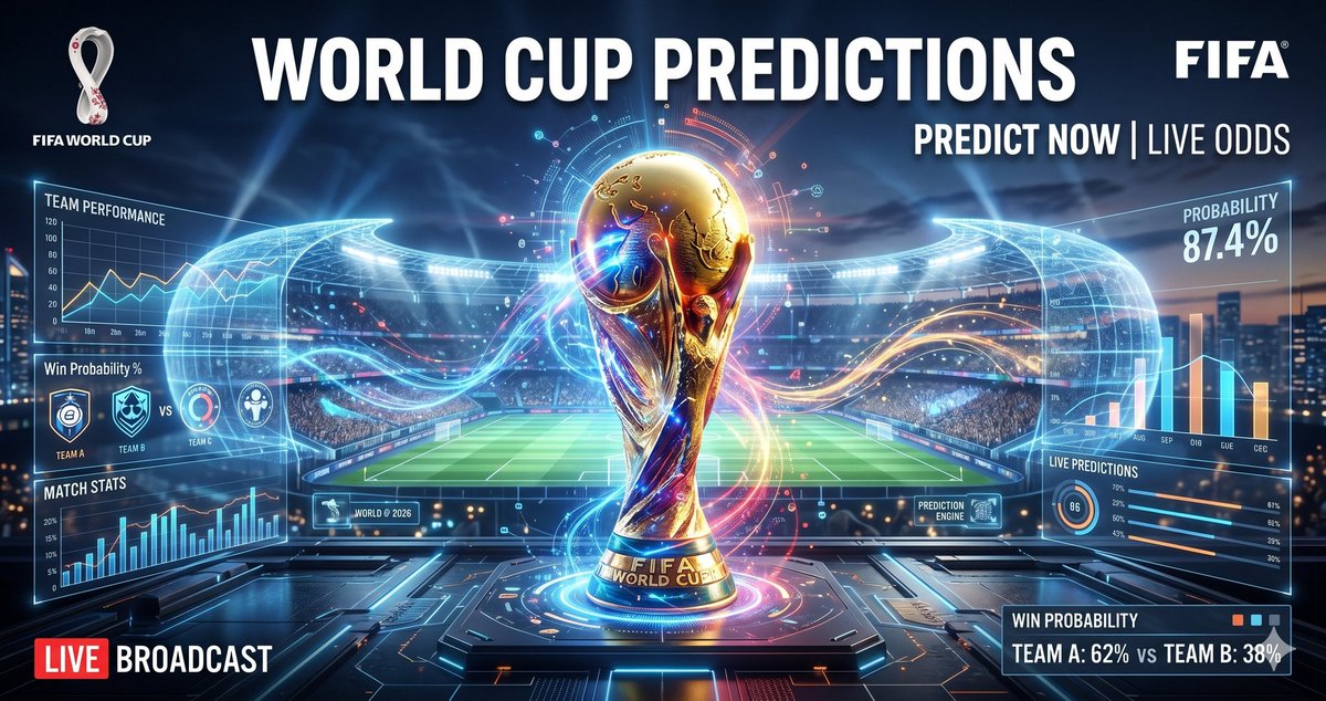 PronosoftMX's tweet photo. @football_li5 La herramienta de análisis más avanzada para el #Mundial2026 ya está aquí. 🚀

Procesamos millones de datos para darte la ventaja estadística: ⚽ Análisis de los 104 partidos 📊 Métricas exclusivas (xG) 🤖 Predicciones basadas en IA
Accede ahora: https://t.co/nwfZN9Ug2x https://t.co/M0OGPadrJv