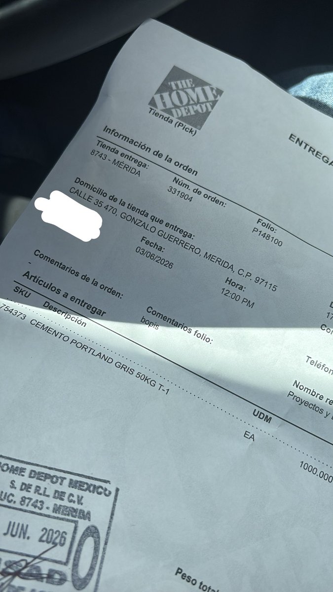 _Sebsart's tweet photo. ¿Qué onda @HomeDepot? Ponte pilas con tu servicio al cliente, que por cierto es pésimo. 1:20 min esperando por mi material. https://t.co/BaQ4CV2to8