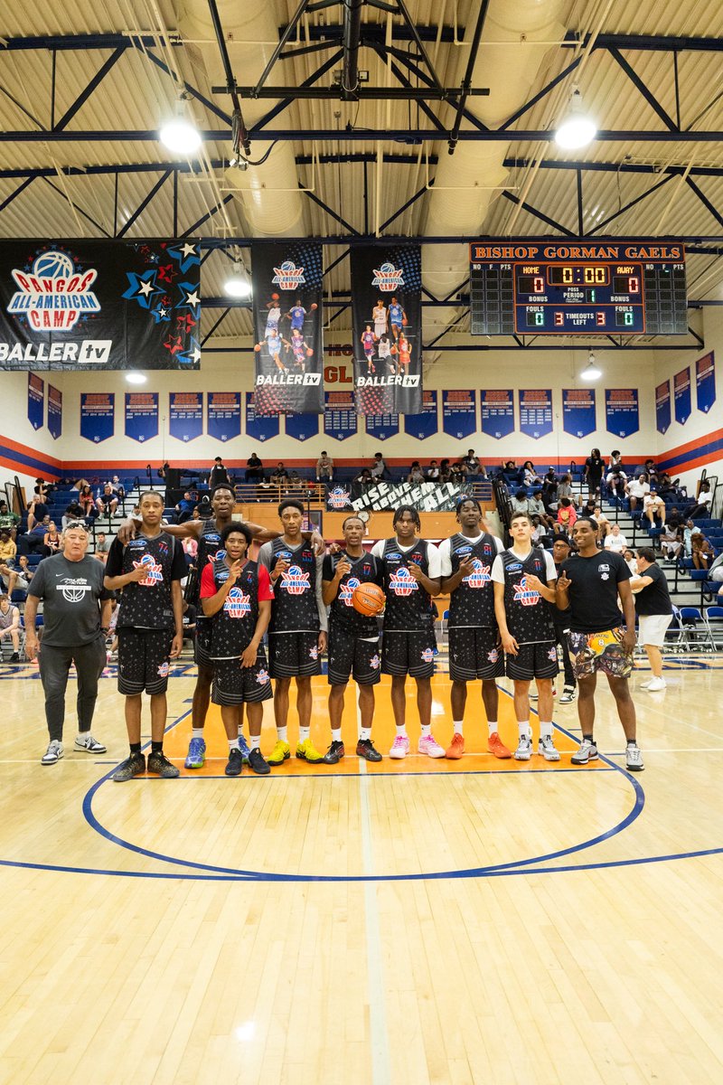 PangosAACamp's tweet photo. 2026 @PangosAACamp championship game: Team Harden defeats Team Odom 77-65 behind game co-MVP’s 6’0 ‘27 Micah Gordon #4 (23pts 4asts) &amp; 6’7 ‘27 Dooney Johnson #55 (18pts 6reb 3asts). Team Odom MVP Kur Lula #61 6’7 ‘27 (26 pts 7reb 2 asts) 📸 @cassyathenaphoto stats @gamebookstats https://t.co/qb4UrEnIR9
