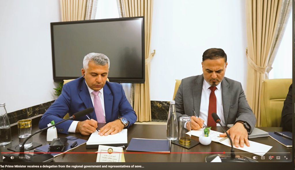 karwanz's tweet photo. A full &amp; eventful day in Baghdad meeting with the new Iraqi Prime Minister @AliFalihAlzaidy, Foreign Minister @Fuad_Husseein, and Minister of Oil @iqministryofoil along with the official KRG delegation 
to discuss ways to resume and increase oil production. More to come... https://t.co/ySk0aEDDCx