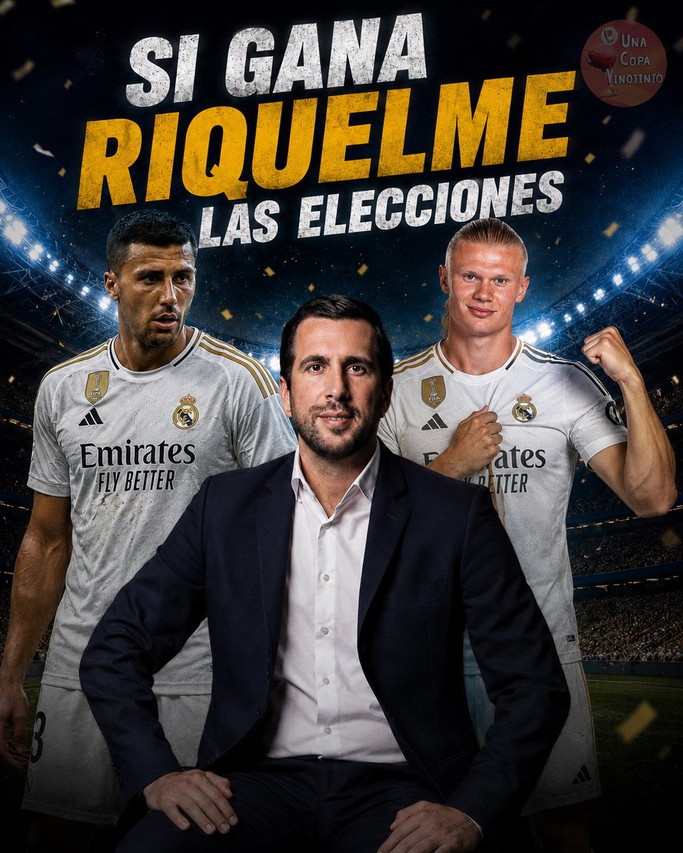 Lacopavinotinto's tweet photo. 🚨 La campaña presidencial del Real Madrid entra en calor.

Mientras Florentino Pérez apuesta por el regreso de José Mourinho al banquillo, Enrique Riquelme promete 2 fichajes galácticos si gana las elecciones: Rodri y Erling Haaland.

👀 ¿Qué proyecto te convence más ? https://t.co/s7bEYTXmpv