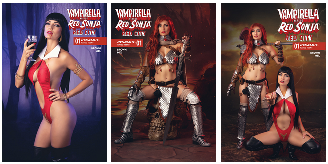 AmazonArrow's tweet photo. @IvyCosplay on the cover of Vampirella vs. Red Sonja: Red City. You can order online from Midtown Comics if you don't have a local shop to order from.
https://t.co/sioSGMR4PB https://t.co/zHPQnkfXyV