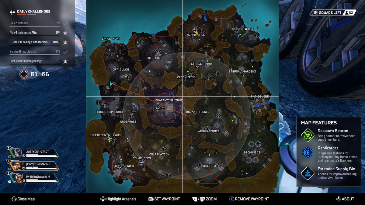 Itzdeevoid's tweet photo. As soon as I load into the game my randoms says “were camping, we are landing on opposites side of the map”

I ask myself every time I load into the game why do I play this game https://t.co/QEIQ8TCKuK