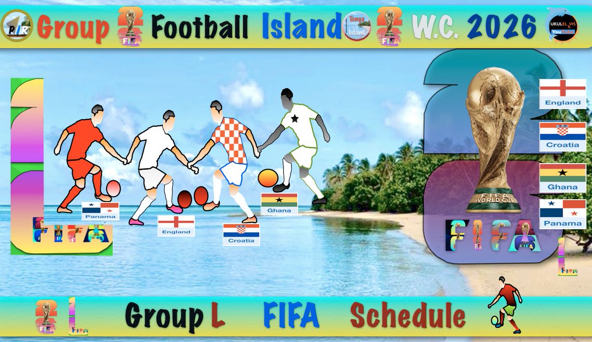 TongaIsland312's tweet photo. Group-L: England ,Croatia , Ghana plus Panama.  World Cup starts soon and here’s our last and final group
ENG,CRO,GHA,PAN

https://t.co/840yZEdhMx https://t.co/Vb44x1tCOG