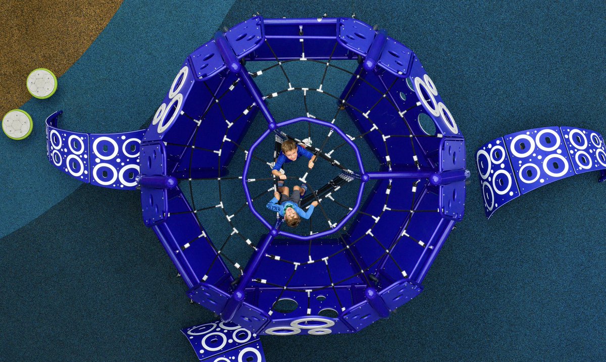 CunninghamRec's tweet photo. Featured in Parks & Recreation Business, Carol Fox Park in Jersey Village, Texas, transformed a beloved neighborhood playground into an immersive, ocean-themed destination centered around a one-of-a-kind kraken play structure. The project preserved the park’s rich history while creating exciting new opportunities for climbing, exploring, imagining, and connecting.

More than a playground, Carol Fox Park is a testament to the power of community engagement, thoughtful design, and honoring the generations who helped shape the space. From the signatures preserved in the original concrete to the hundreds of families creating new memories today, this park proves that great play spaces can celebrate the past while building a legacy for the future.

At Cunningham Recreation, we love seeing projects that blend creativity, community pride, and innovative play experiences to create destinations that bring people together for years to come.

Read the full feature in Parks & Recreation Business: https://t.co/Gxn1eBEioQ

#ParksAndRec #InclusivePlay #GameTime #CommunitySpaces #CunninghamRecreation