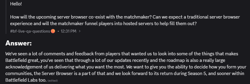 nuke_235's tweet photo. Well shit, @GhostGamingG asked the perfect question and its answer made me more nervous. We all thought the custom lobbies on the roadmap in S4 was the persistent servers. After todays Q&amp;A it wasn't what we thought or its been delayed to S5. https://t.co/jgBq68CIdJ