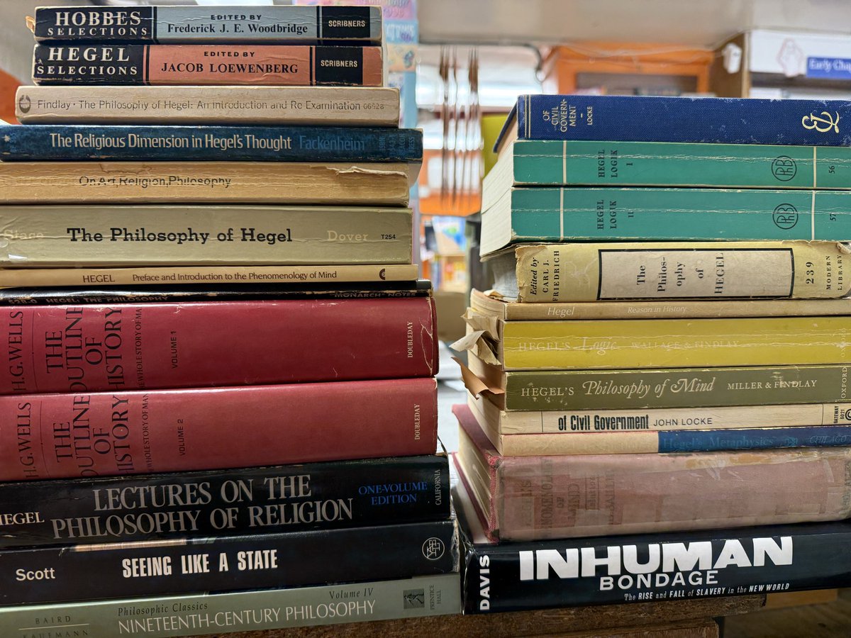 conorhultman's tweet photo. Someone left a vodka box full of Hegel outside https://t.co/6a8HWFvl0v