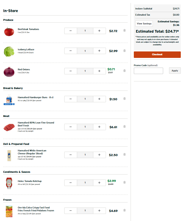 MichaelRedev's tweet photo. @ksdotlewis @CHEN313 Would be under $20 with store brand fries and the ketchup you already have on the fridge door. This isn't even a cheap store. https://t.co/cD15joTIcD