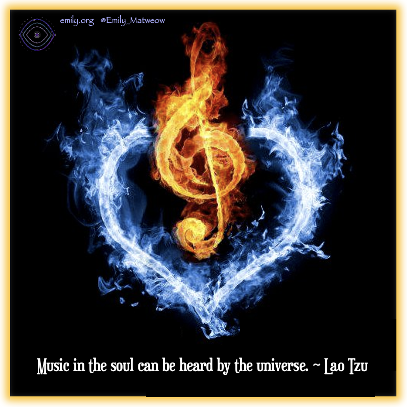 Emily_Matweow's tweet photo. Experience life fully with awareness, compassion, gratitude, &amp; presence. Love, learn, awaken  and leave this world a little kinder than you found it. Keep the music in your soul.
#AHigherVibe #LifeCodeHacker #EnergyHealing  #ConsciousLiving #LiveLoveLaughBeHappy 💕💖✨ https://t.co/Qw2AGZ8yHW
