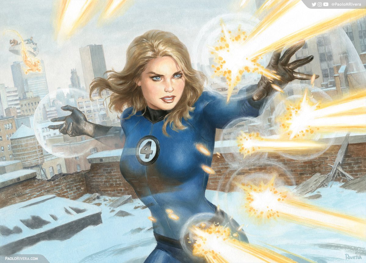 PaoloMRivera's tweet photo. Looks like my Magic: The Gathering Sue Storm card has been revealed! https://t.co/lhinHetsL2
