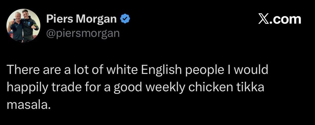 TimWalzSkinFact's tweet photo. @piersmorgan Hope you are eating good, faggot. https://t.co/vz0YbvueHo