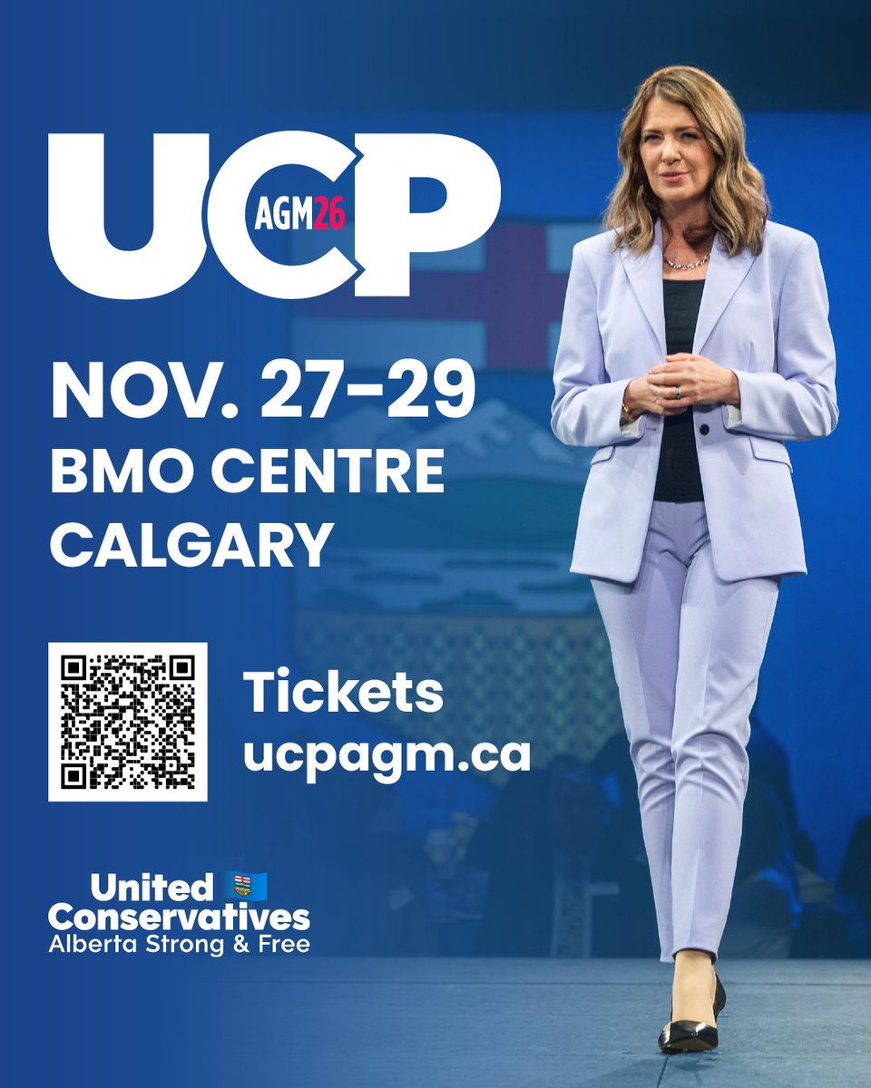 Alberta_UCP's tweet photo. 📢 Tickets are officially on sale for the biggest Conservative event of the year!

Lock in your spot today to take advantage of Super Early Bird pricing and save big. 

Don’t miss out. Register now at https://t.co/xWpxQG7huL https://t.co/UxtbyiEVz2