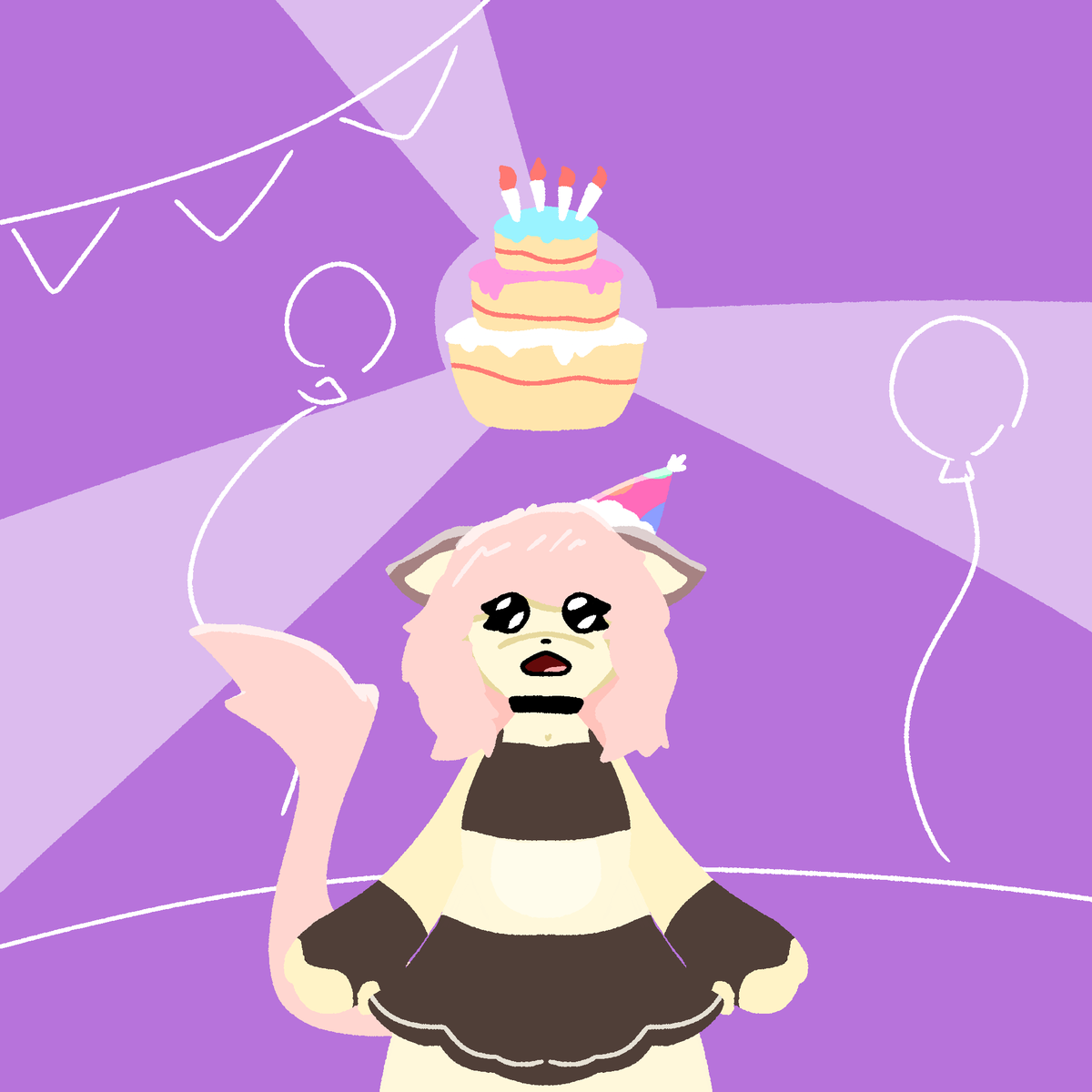 MetaTheSilly's tweet photo. bday for the gayass creature @loui3loui3loui3  :3 https://t.co/N9VqIworkO