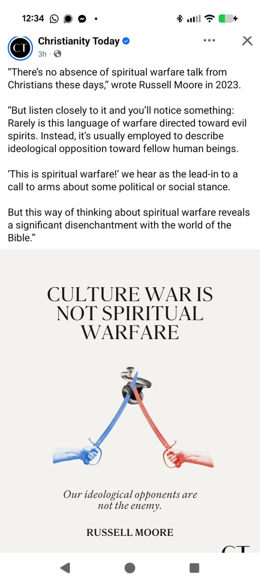 CahoeTim's tweet photo. The issue in the evangelical church in last 150 yearsish has been a gnostic seperation of the spiritual and the physical, the practical mundane with the spiritual battle. Vague platitudes as are used to make the spiritual really anything but the objective, ideological issues https://t.co/3jCFjFpmKB