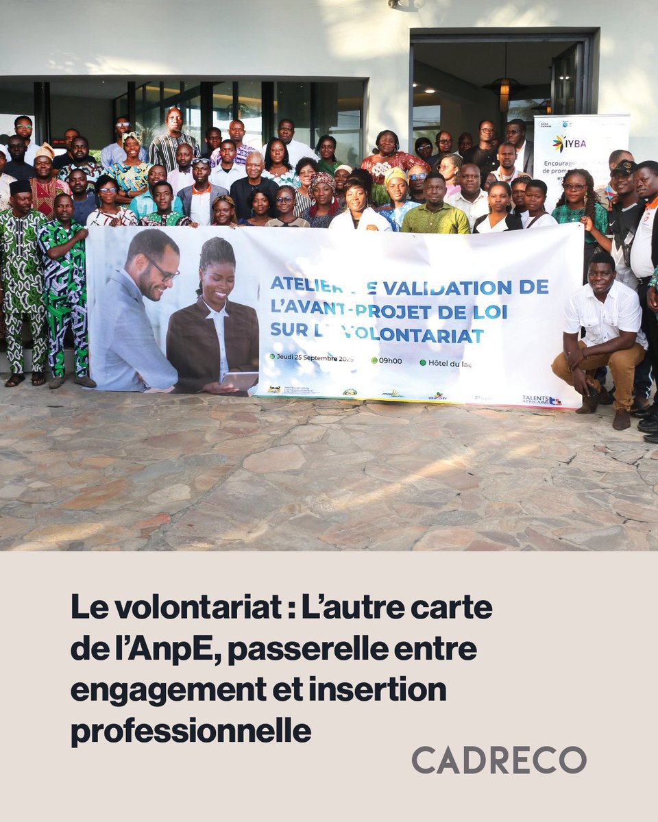 CADRECOMEDIA's tweet photo. En complémentarité aux dispositifs classiques, l’AnpE mise sur le volontariat en alliant engagement, formation et insertion, avec des impacts concrets.

Lire l’article : https://t.co/d5xvCjpQnJ

👉 Abonnez-vous pour ne rien manquer de l’actualité économique !

@BeninAnpe https://t.co/wuObXd0XSQ
