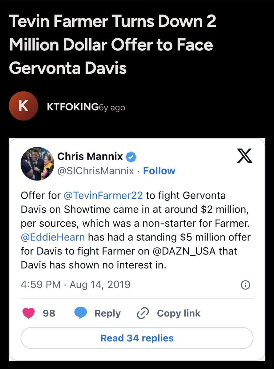 wanted4drank's tweet photo. @BEEHIGHB After this he ducked, lost his belt to jojo diaz for half of what tank offered and got put on the shelf for 3 years now he just work for prospects https://t.co/9J7pVyncx8