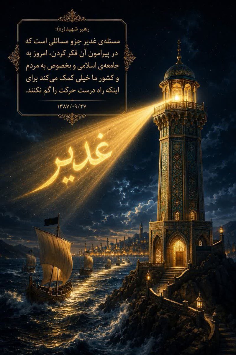 mr_mohammadi17's tweet photo. امروز نیز پیام غدیر در میان ملت‌های مسلمان طنین‌انداز است.
    پیامی از جنس عدالت، مقاومت و امید.

#لبیک_یا_خامنه_ای https://t.co/Y3IcgT3S9p