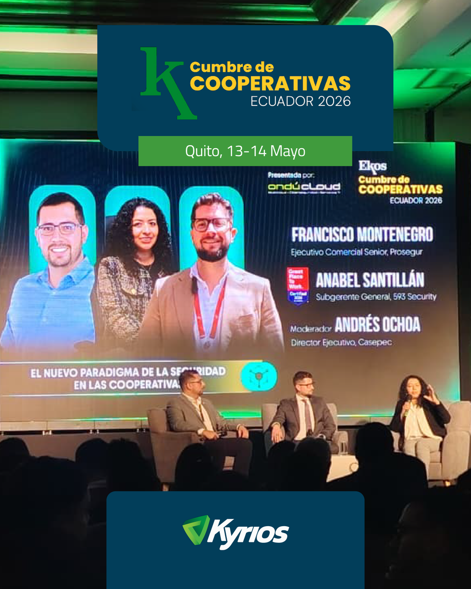 KyriosTech's tweet photo. ¡Presentes en espacios que transforman el futuro financiero de Ecuador! 🇪🇨

Como Gold Partner de #ManageEngine, mostramos cómo nuestras soluciones e innovación digital impulsan organizaciones financieras más eficientes y seguras.

#Ciberseguridad #GestionTI #Kyrios #ManageEngine https://t.co/tNlEaD5HA1