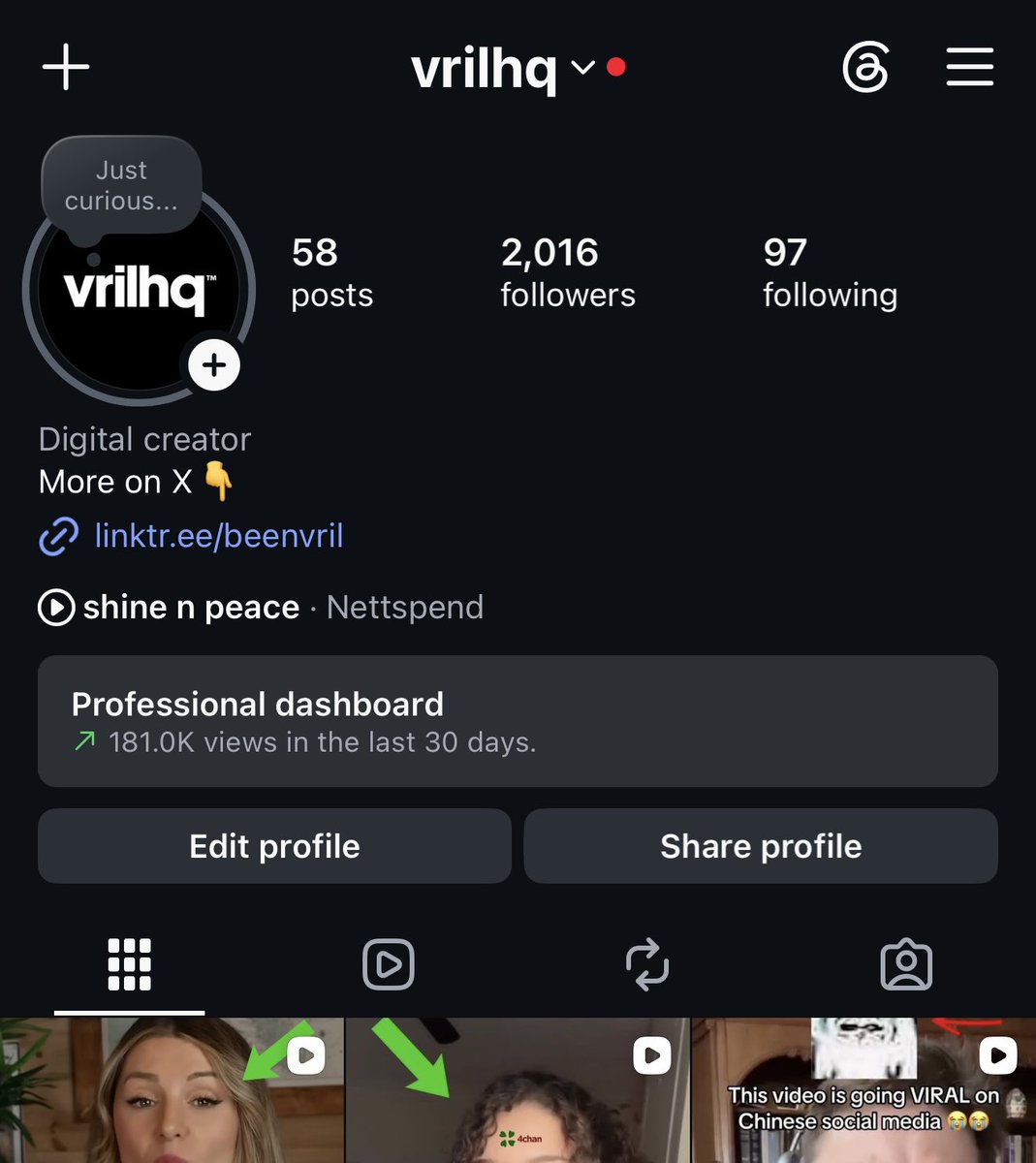 beenvril's tweet photo. Another video marked as adult content 😒 follow me on IG the real free speech platform @vrilhq 👇 https://t.co/dvPXPCkcwo