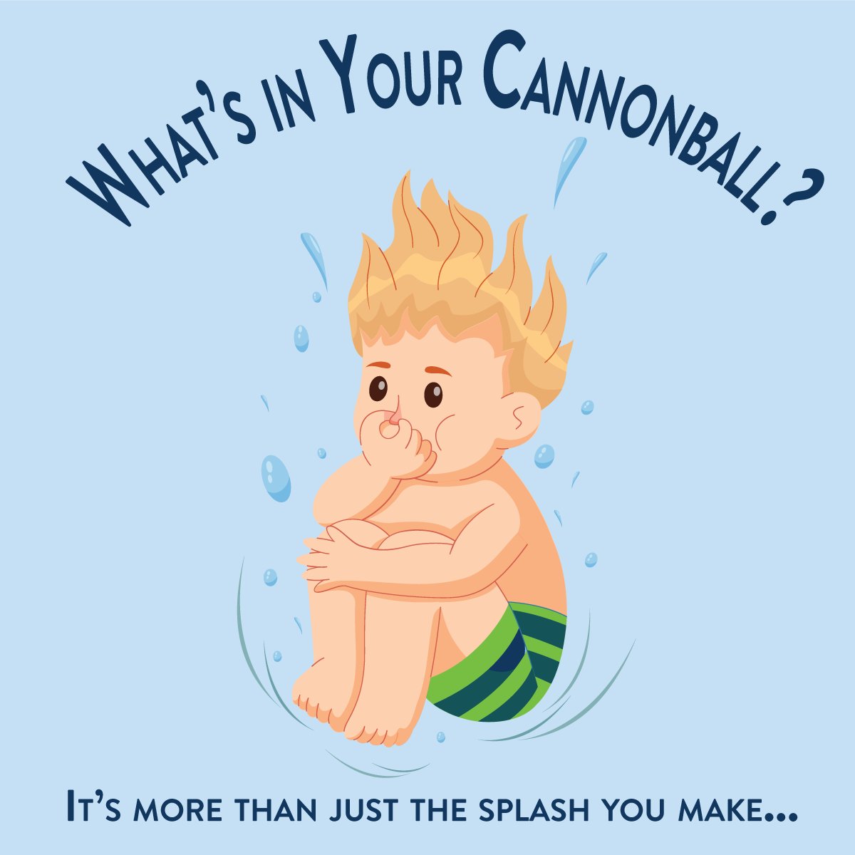 mnhealth's tweet photo. What’s really in the swimming pool? Swimmers can bring germs, sweat, skin products, and even poop into the water. Help keep pools healthy: shower before swimming, don’t swim sick with diarrhea, take bathroom breaks, and avoid swallowing pool water. #WaterWednesday #PoolSafety https://t.co/bCfyPqzqi2