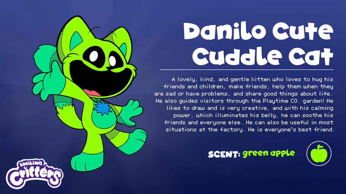 DaniloCatxlaw's tweet photo. Description of Danilo Cute Cuddle Cat #smilingcritters #oc https://t.co/PB6LUrWiwF