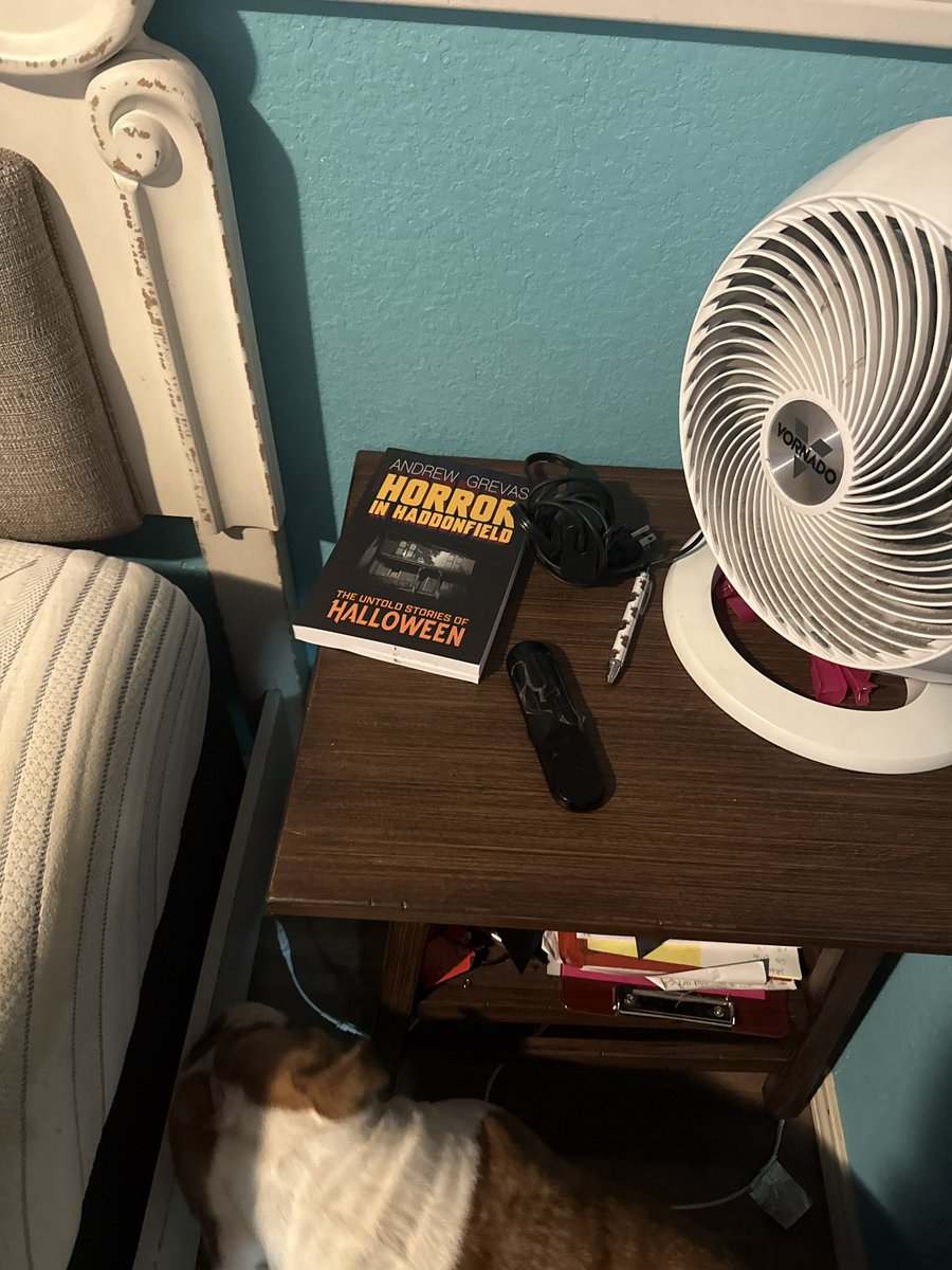 horrorinhaddon's tweet photo. You’re in her DMs. I’m on her nightstand, waiting for her to come back to bed. 

“Horror in Haddonfield” is available on Amazon: https://t.co/sIpx0sY2WX https://t.co/x79WYtxlZj