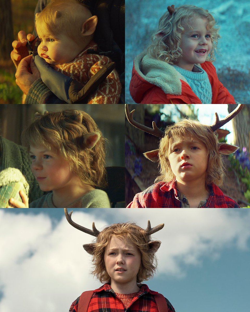 NetflixBrasil's tweet photo. 5 ANOS DE SWEET TOOTH. O Gus era assim 🤏. https://t.co/hpzwnIbAQo