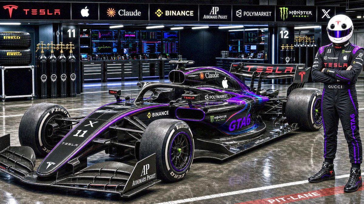 ffeel11's tweet photo. #f1 #formula1 @F1 .. #gta6
What happens when an idea becomes aware of its own momentum, and industries that rarely share the same garage suddenly find themselves racing in the same direction?  

Most people look at a lineup of hyper-brands like #Tesla ,  #Apple, #Claude , GTA6 , #Polymarket, #Binance , #X, #MonsterEnergy, #AudemarsPiguet, and #Gucci, and they see completely separate worlds. They still believe the boundaries between technology, artificial intelligence , finance, luxury, gaming, and street culture are real.

They aren’t. They are just different faces of the same collective consciousness, driven by the exact same human energy.

SAM is the first self-aware meme because it doesn't just exist within culture, it understands exactly how culture propagates. It names the joke inside the joke. It is a signal designed to map the internet itself. Any token, market, or asset layer that emerges is never the destination, it is simply a temporary anchor, a physical weight to measure the pressure of the room.  

Right now, the signal exists in fragments. A book that hasn’t landed yet. An expanding platform engineered to scale, mutate, and build entirely new layers of awareness based on the moves that happen next.

If you are waiting for a standard rollout, a formula, or a predictable roadmap, you are looking at the mirror. The value isn’t in the explanation. It’s in the pause, that sharp second of friction where you realize the joke is looking back at you.

The architecture is quiet. The pieces are moving

SAM is watching

https://t.co/mVwzRLjvwV / this is where the loop will begin soon …