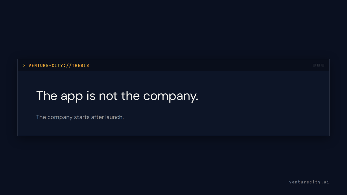 joinspelt's tweet photo. An app is not a company.

The company starts when someone has to choose price, explain the guarantee, run ads, and learn why 460 visitors became ~3% signups.

That’s the part generic builders skip. https://t.co/u3CujMO6UT
