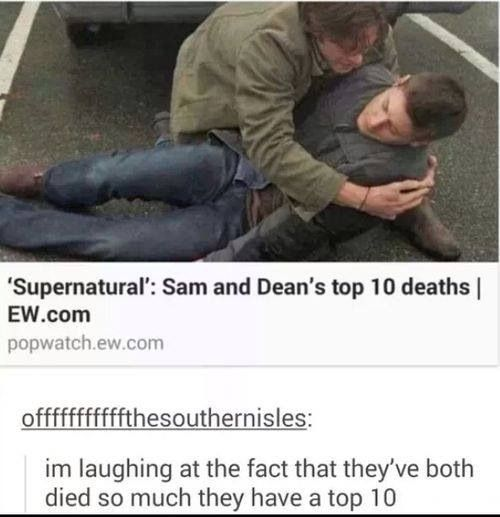 Sini_Hyun's tweet photo. One of the reasons Supernatural is different from other shows I’ve seen https://t.co/Em2iYVCDh2